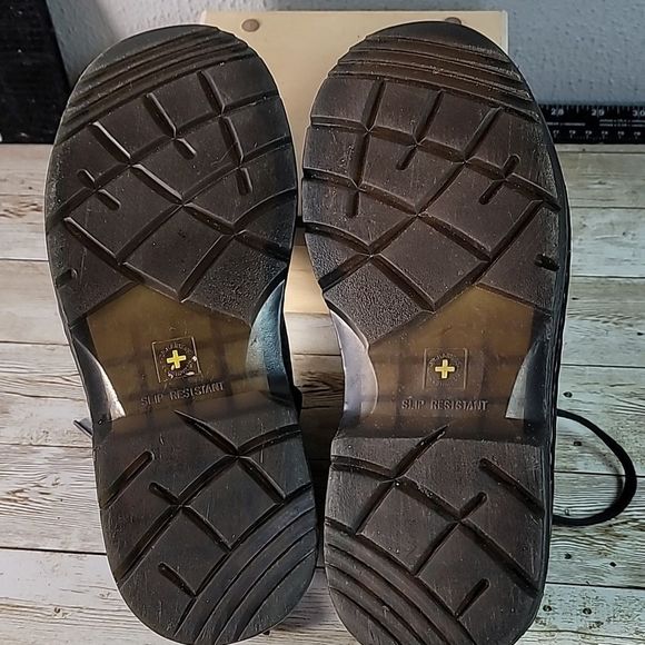 Dr. Martens Industrial SUSSEX Black Leather 3i Chukka Work Boots W9 M8 UK 7 - Picture 4 of 9